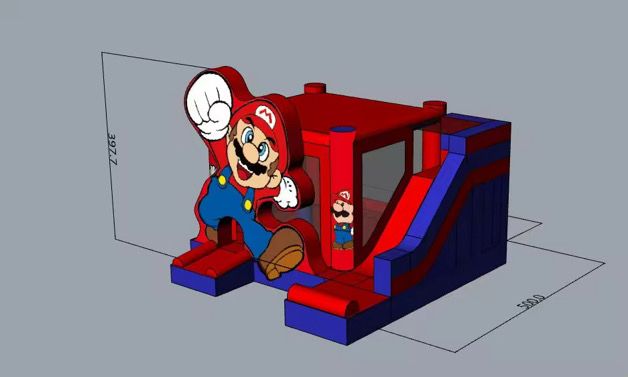 Mario Hüpfburg  - Hüpfburg Hamburg | Hansehüpfer - Vorschaubild 5