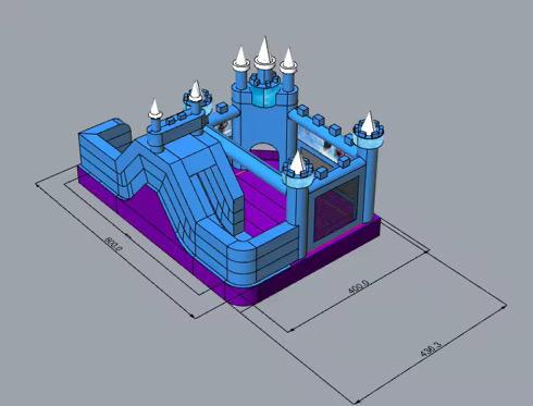 Eiskönigin Hüpfburg  - Hüpfburg Hamburg | Hansehüpfer - Vorschaubild 5