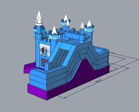 Eiskönigin Hüpfburg  - Hüpfburg Hamburg | Hansehüpfer - Vorschaubild 6