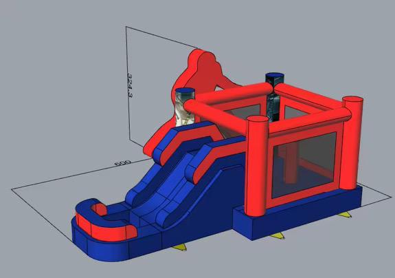 Spiderman Hüpfburg - Hüpfburg Hamburg | Hansehüpfer - Vorschaubild 5