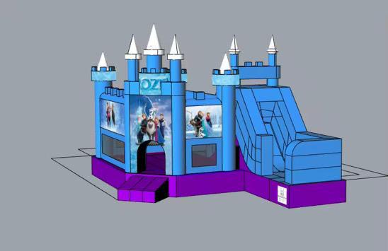 Eiskönigin Hüpfburg  - Hüpfburg Hamburg | Hansehüpfer - Vorschaubild 8