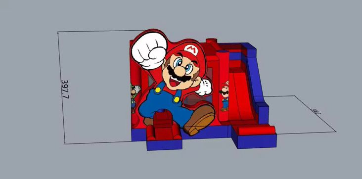 Mario Hüpfburg  - Hüpfburg Hamburg | Hansehüpfer - Vorschaubild 2