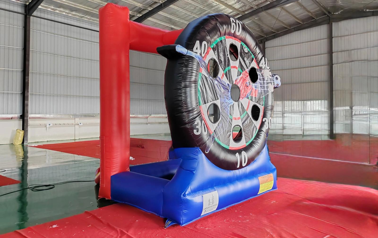 aufblasbares Fußball Zielspiel - Hüpfburg Hamburg | Hansehüpfer - Vorschaubild 2