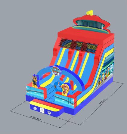 Paw Patrol Hüpfburg Rutsche - Hüpfburg Hamburg | Hansehüpfer - Vorschaubild 8