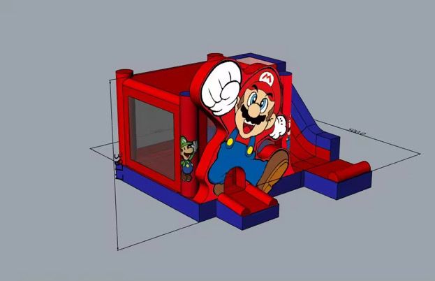 Mario Hüpfburg  - Hüpfburg Hamburg | Hansehüpfer - Vorschaubild 6