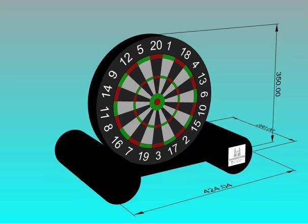 aufblasbares Fußball Dartspiel - Hüpfburg Hamburg | Hansehüpfer - Vorschaubild 6