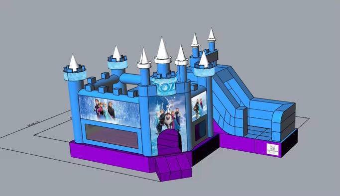 Eiskönigin Hüpfburg  - Hüpfburg Hamburg | Hansehüpfer - Vorschaubild 7