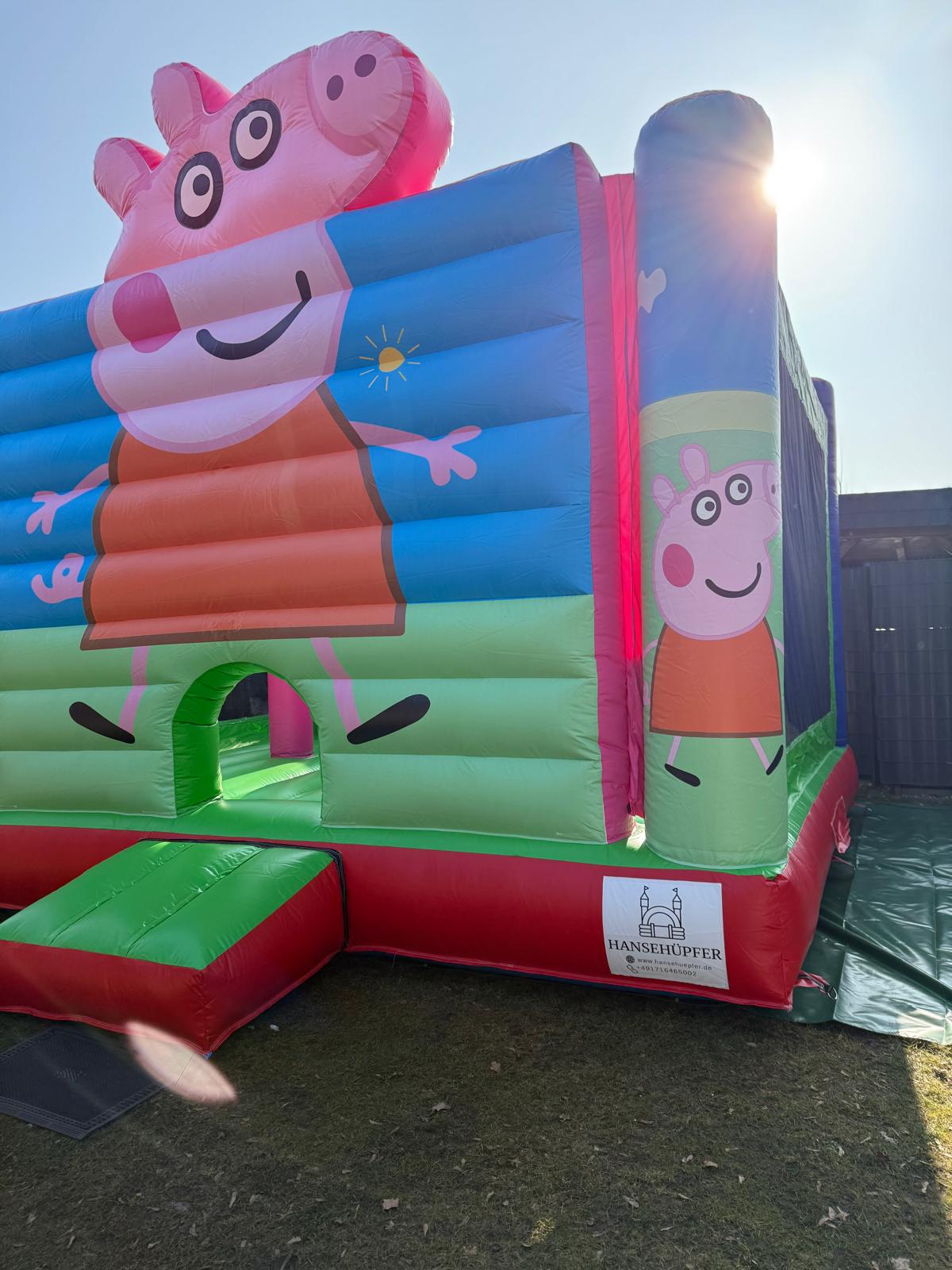 Peppa's Hüpfburg  - Hüpfburg Hamburg | Hansehüpfer - Vorschaubild 2