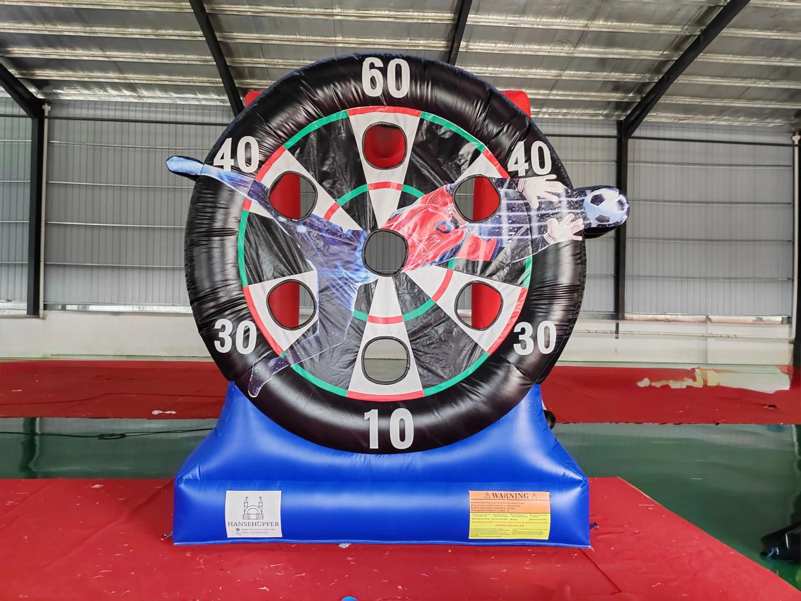 aufblasbares Fußball Zielspiel - Hüpfburg mieten Hamburg