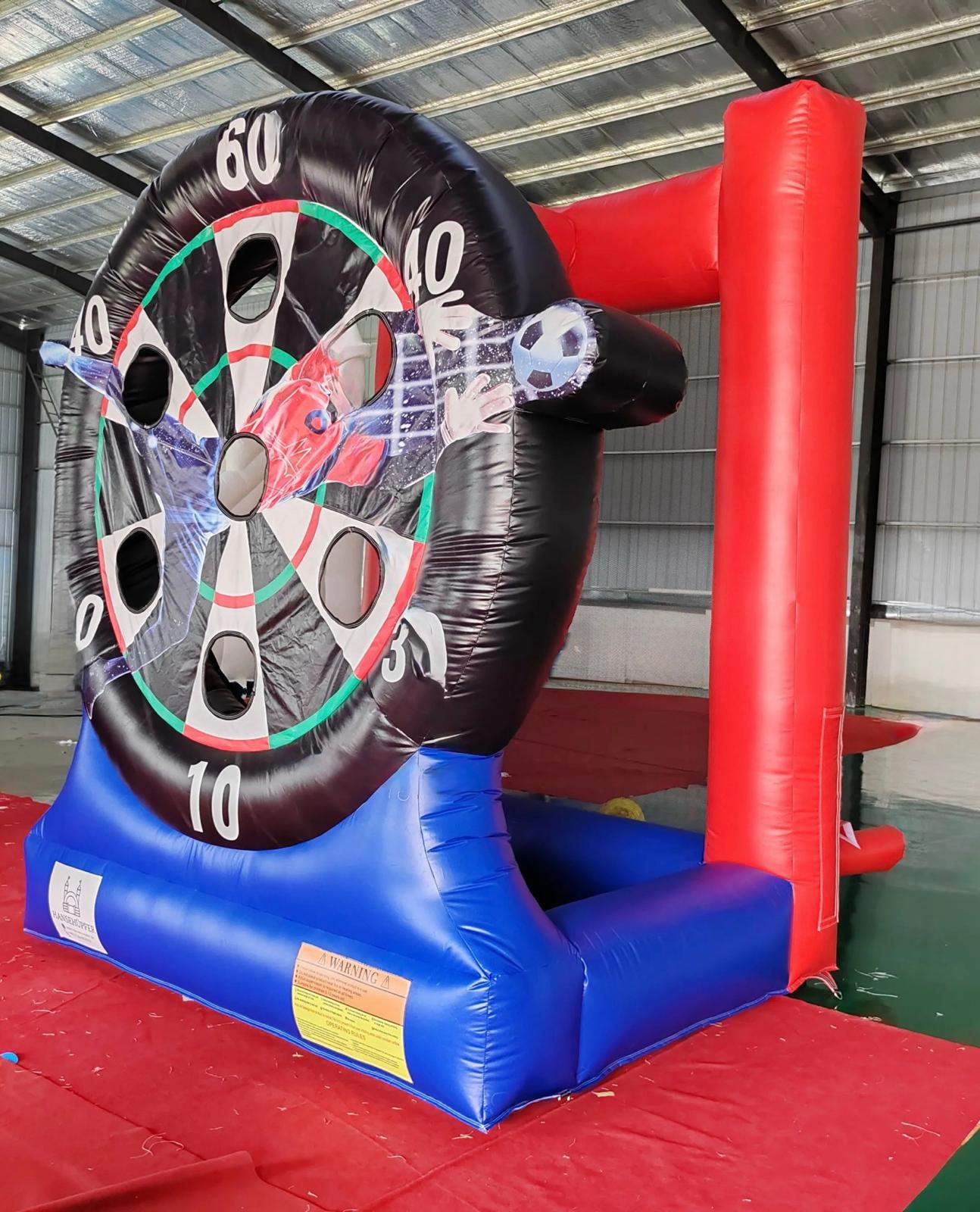 aufblasbares Fußball Zielspiel - Hüpfburg Hamburg | Hansehüpfer - Vorschaubild 3
