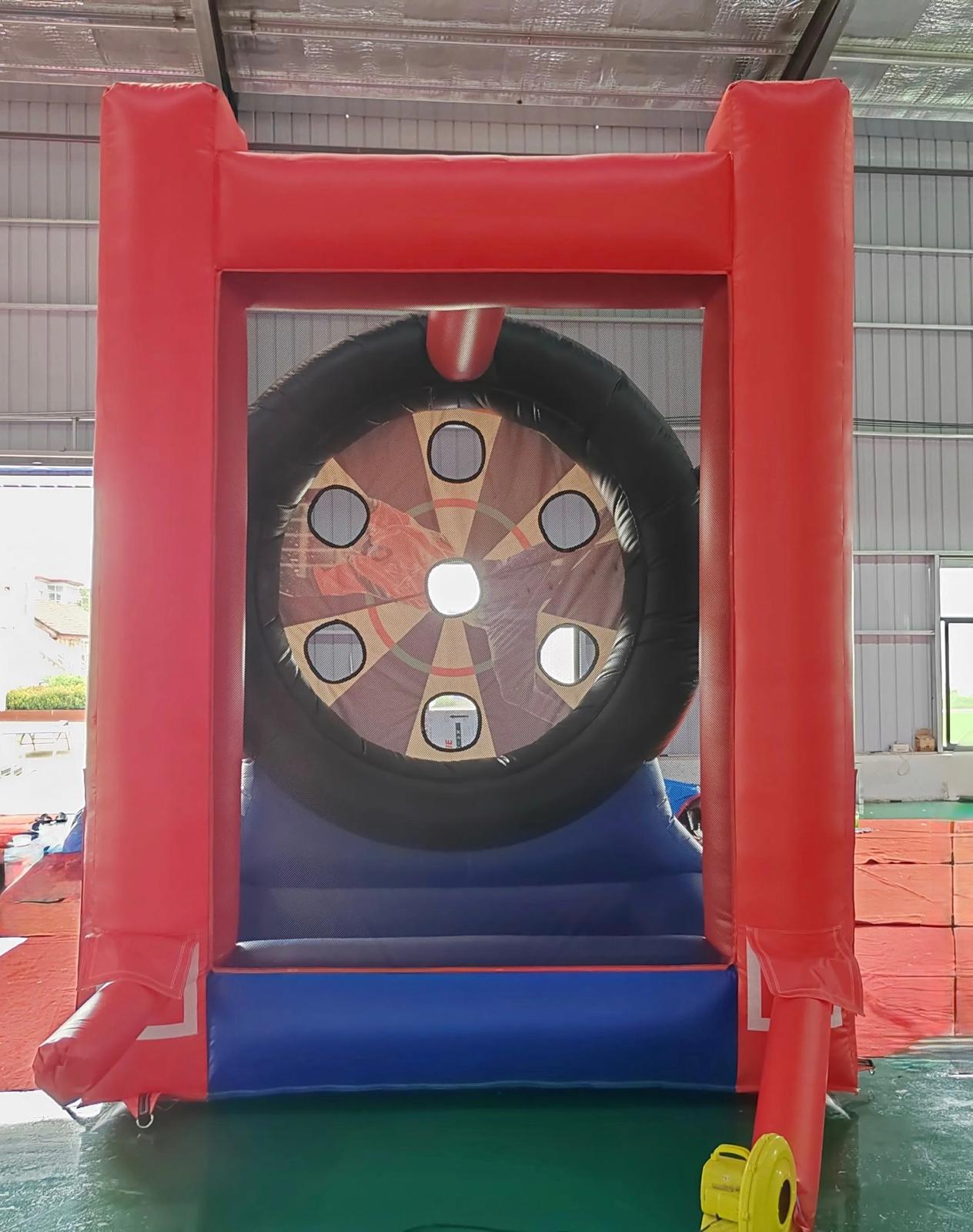 aufblasbares Fußball Zielspiel - Hüpfburg Hamburg | Hansehüpfer - Vorschaubild 5